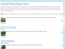 Tablet Screenshot of centralfloridakayaktours.com